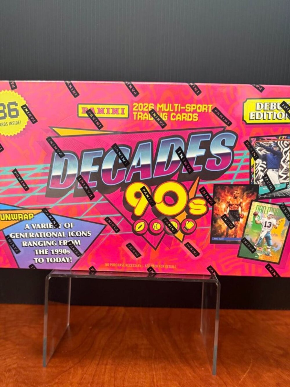 2026 Panini Decades 90s Multi-Sport Trading Cards Debut Edition – Factory Sealed